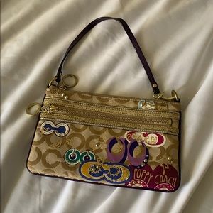 Coach Poppy Collection wristlet